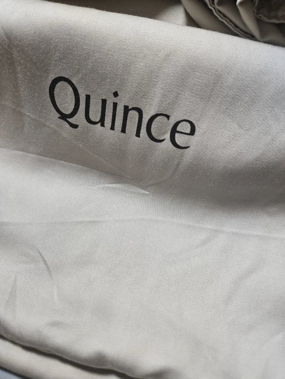 QUINCE Bamboo Duvet Cover Set King/Cal King in Sand, Organic, SILKY & Luxurious